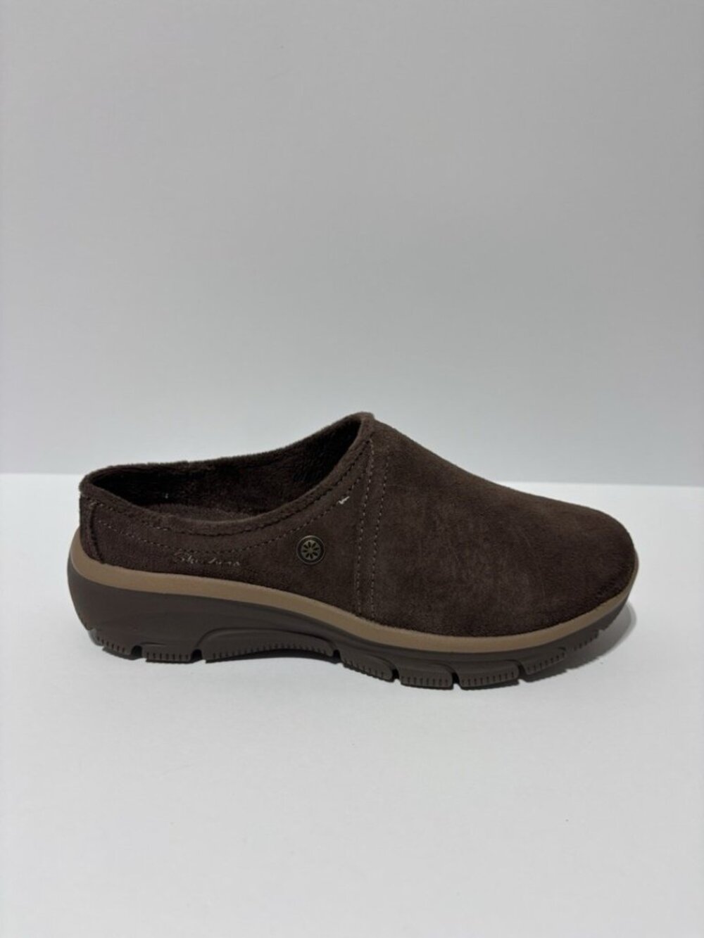Skechers Women’s Easy Going - Lovely Latte Brown Slip-On Clogs, Size 7.5 M